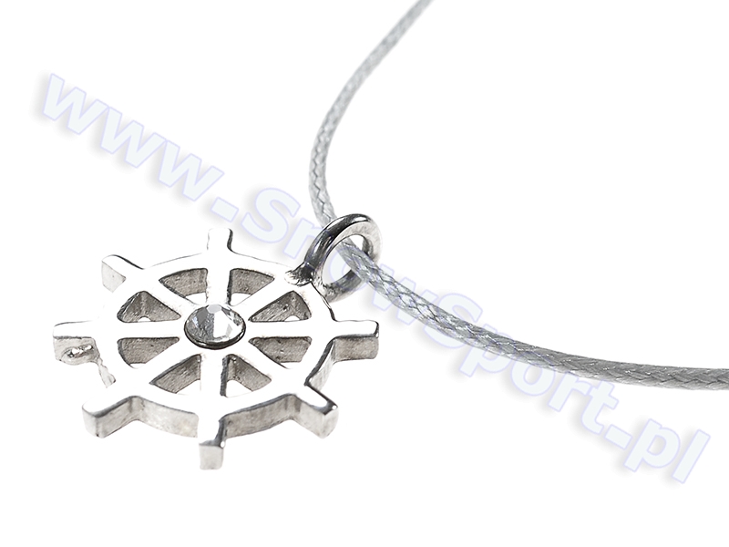 Srebrny naszyjnik SilverSurf Stering Wheel S z kryształem Swarovskiego najtaniej